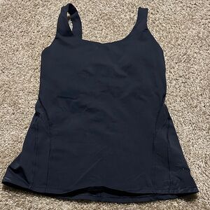 Lululemon Rise and Flow strappy Black Tank Top